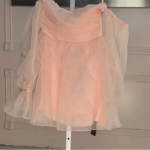 Elegant Peach Dress size small nwot